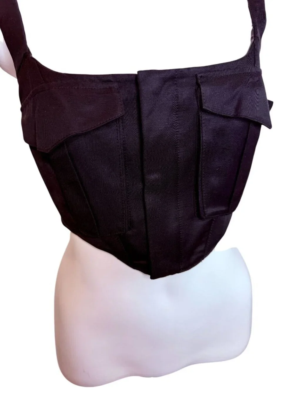 RtA Rodrigo Corset Top Black NWT - Size 4 - Picture 4 of 10